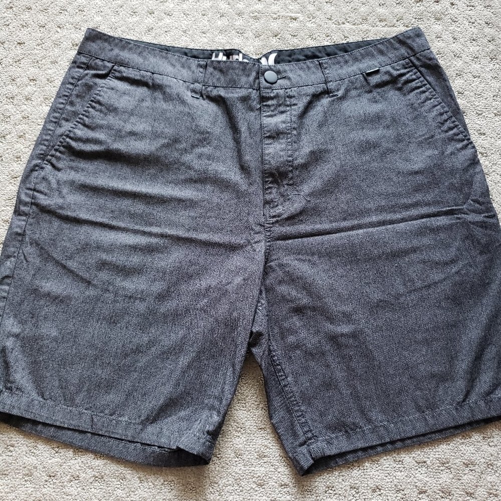 Hurley Casual Flat Front Shorts EUC
